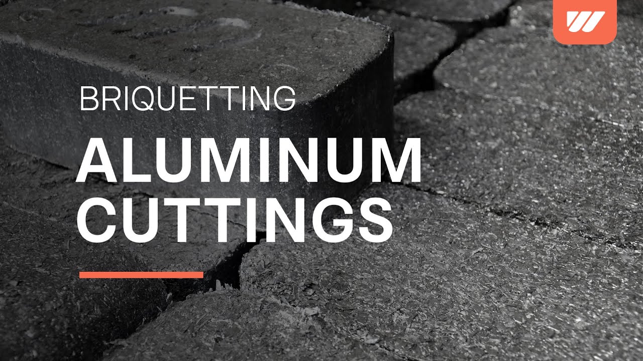 Aluminum Swarf Briquetting with WEIMA TH 1500 M Briquetting Press