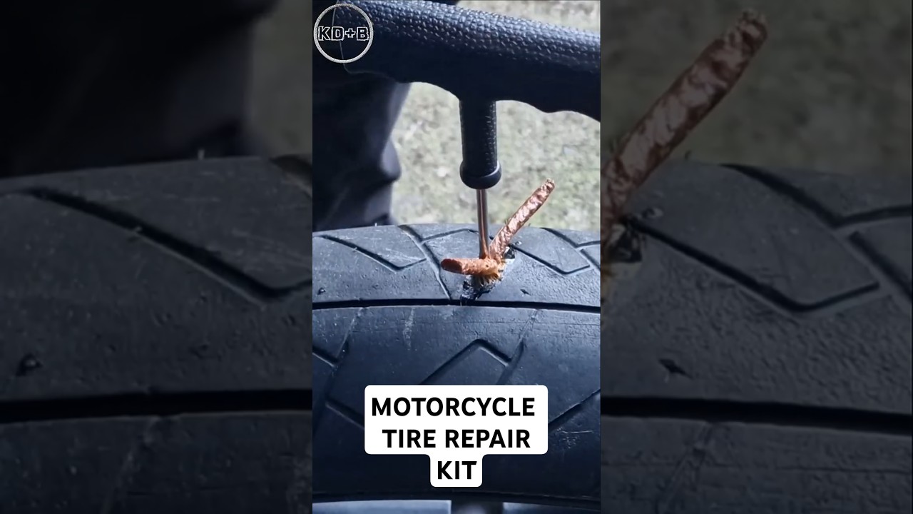 Motorcycle Tire Plug Emergency Repair Kit #tirerepair #motorcycle #tireplug #tireplugkit #quickfix