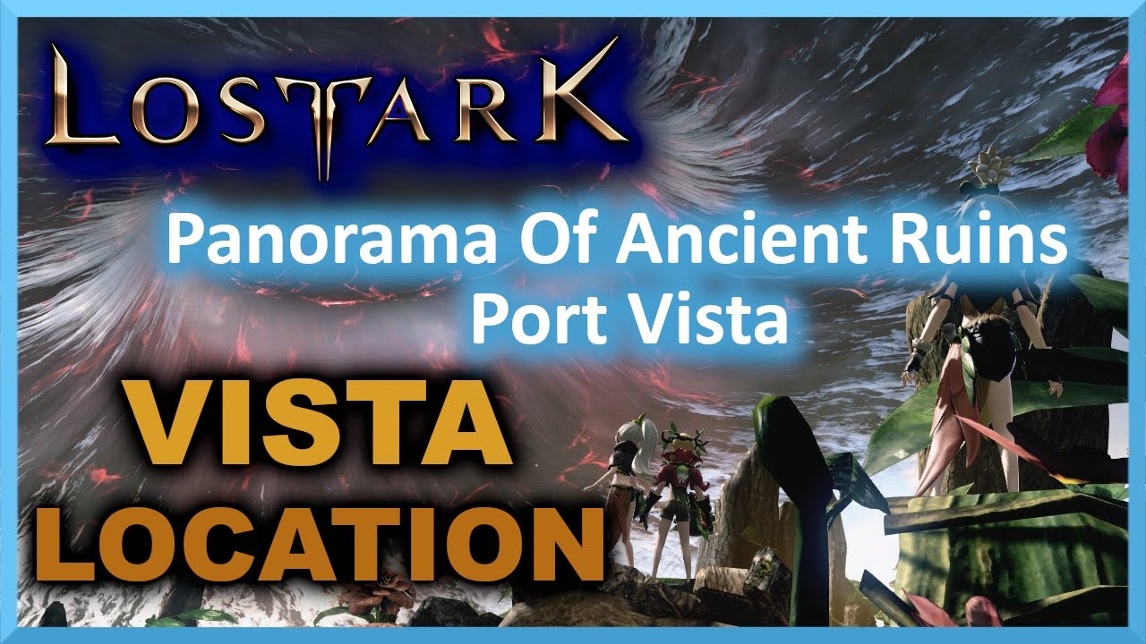 Panorama Of Ancient Ruins Port Vista Location - South Vern - Lost Ark