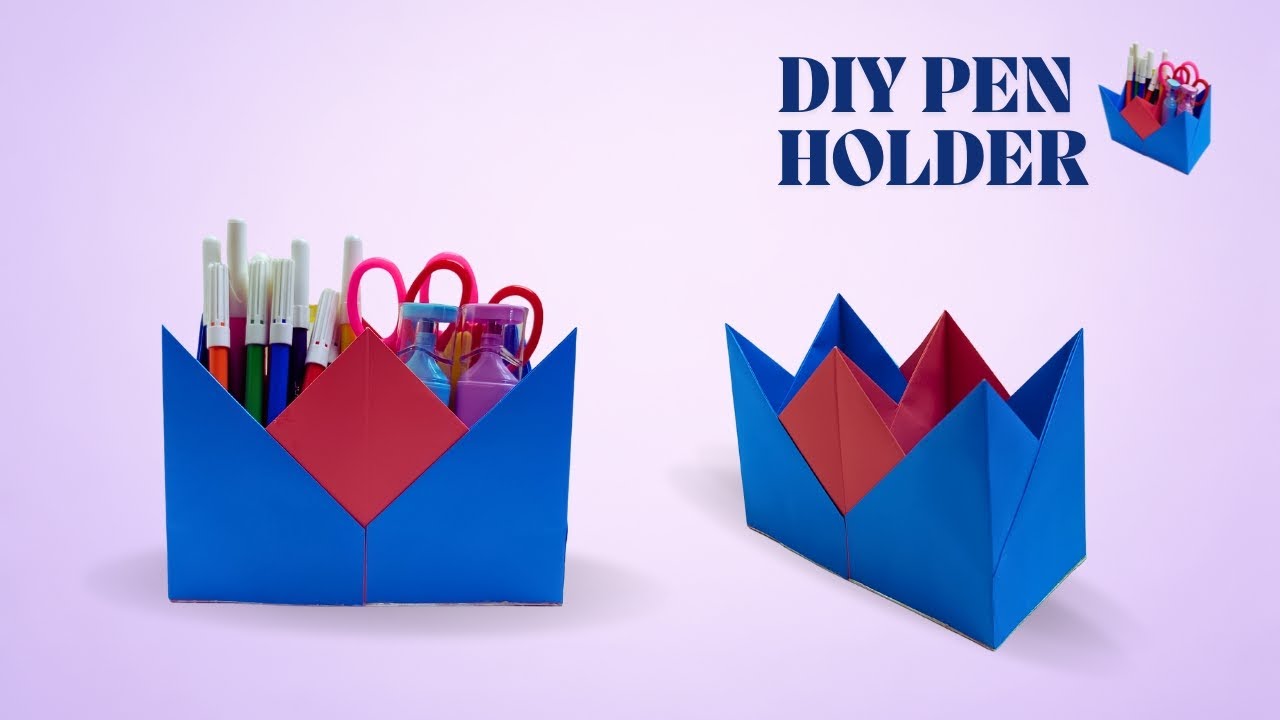 Amazing Pen Holder Craft | Easy DIY Desk Organizer | Paper Craft