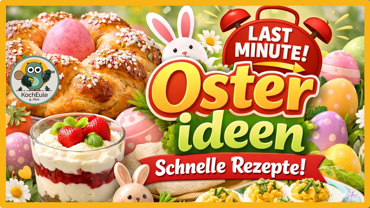 Diese schnellen Rezepte retten LAST MINUTE dein Osterfest 🌸 Frohe Ostern! 🌸