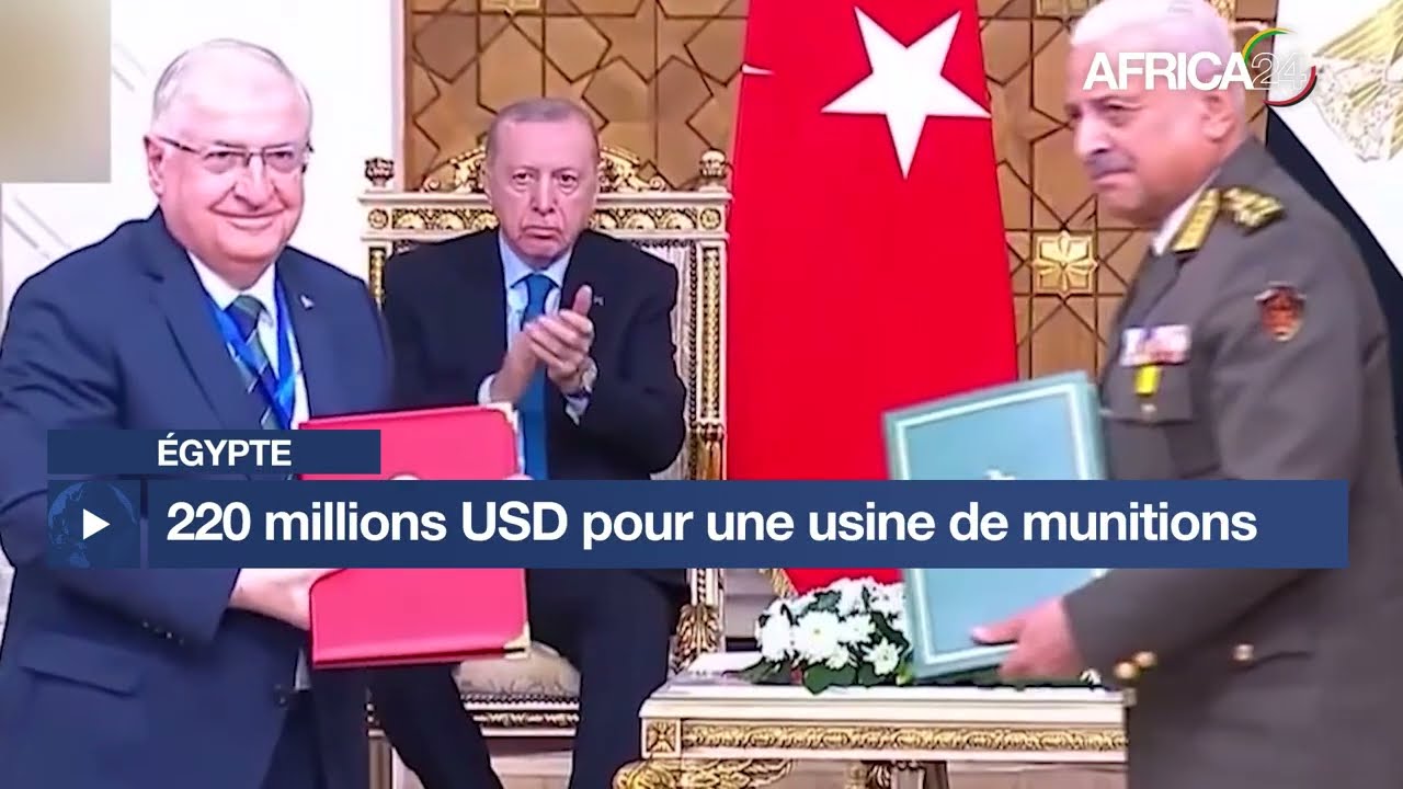 Égypte : 220 millions USD pour une usine de munitions
