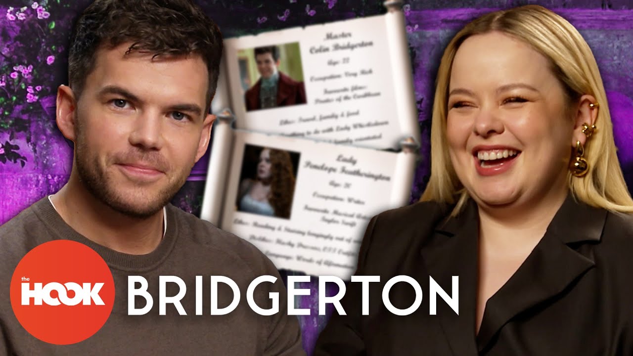 Luke Newton & Nicola Coughlan Create Each Others Bridgerton Dating Profiles | @TheHookOfficial