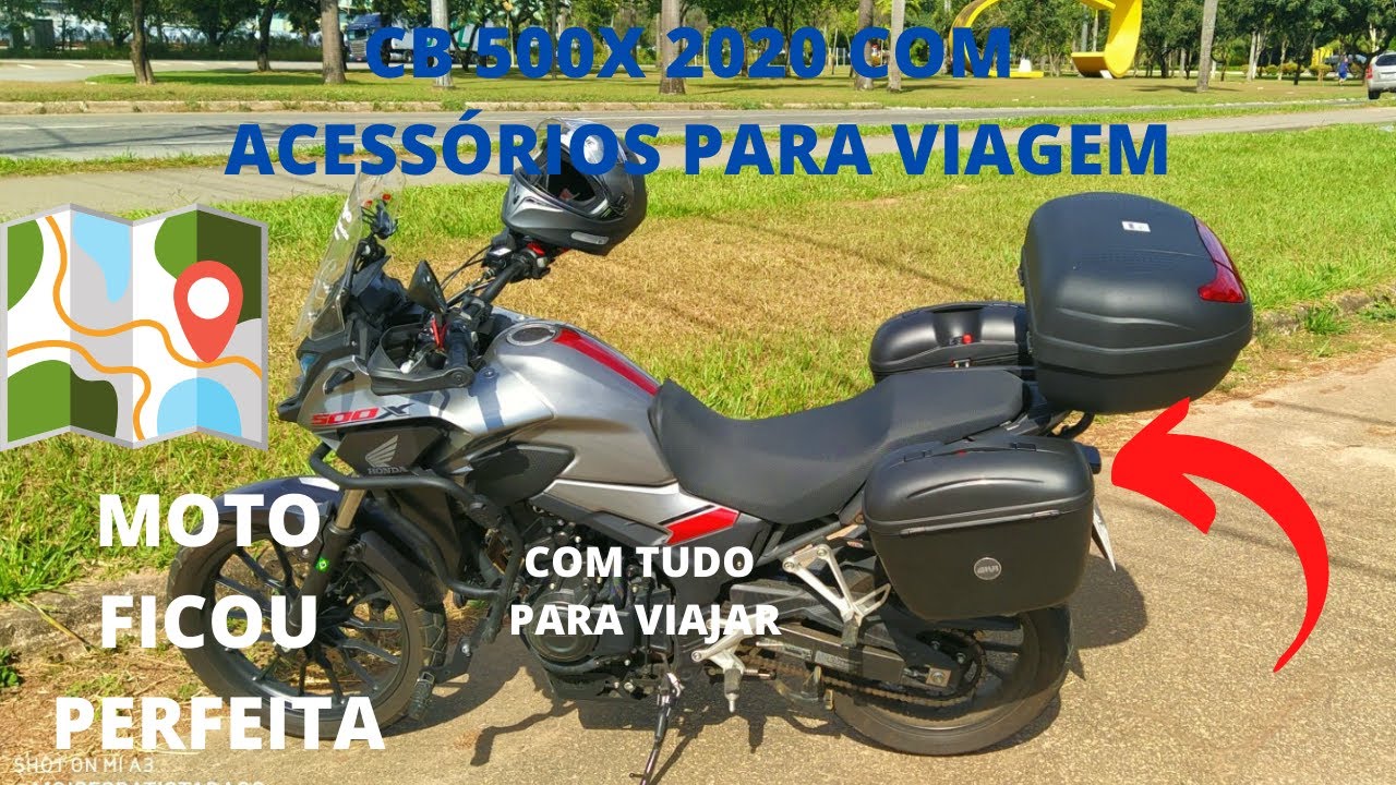 CB 500X (TOTALMENTE) ADAPTADA PARA VIAGENS LONGAS