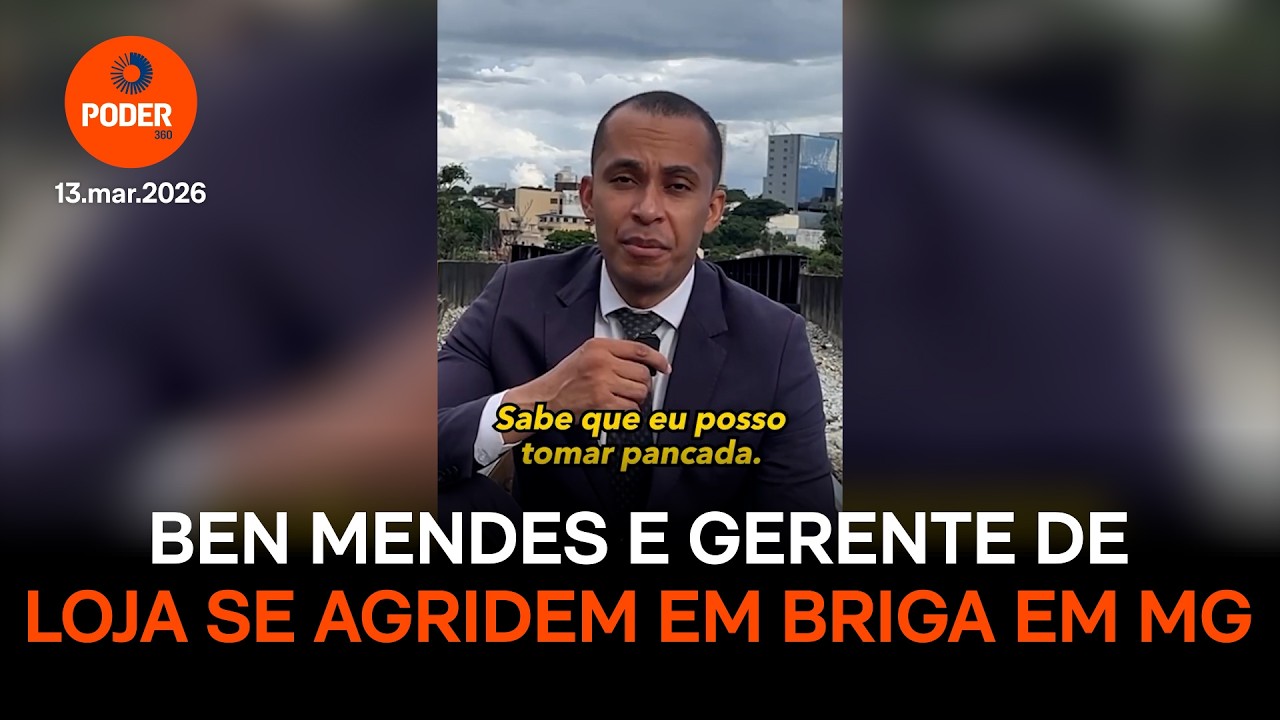 Ben Mendes e gerente de loja se agridem em briga em MG