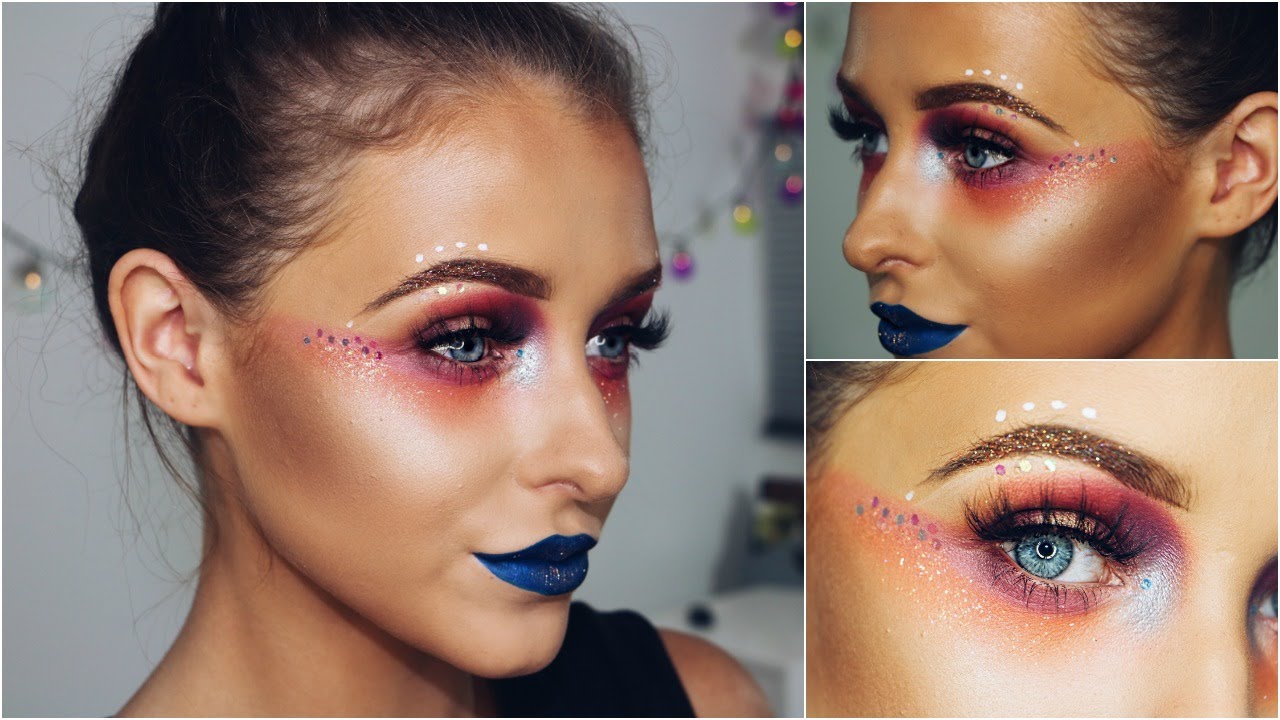DRAMATIC FESTIVAL MAKEUP ▷ INTERGALATIC GLAM!