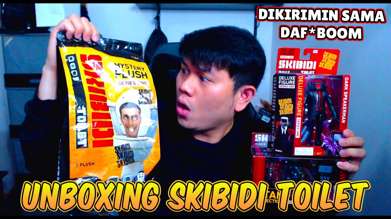 UNBOXING MAINAN SKIBIDI TOILET YANG DI KIRIMKAN LANGSUNG SAMA DAF*BOOM