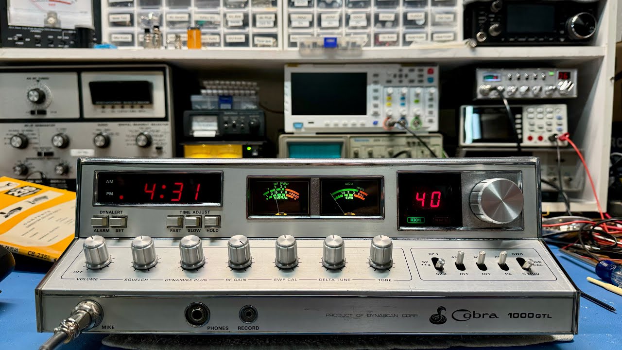 Cobra 1000GTL Base CB radio, test and tips