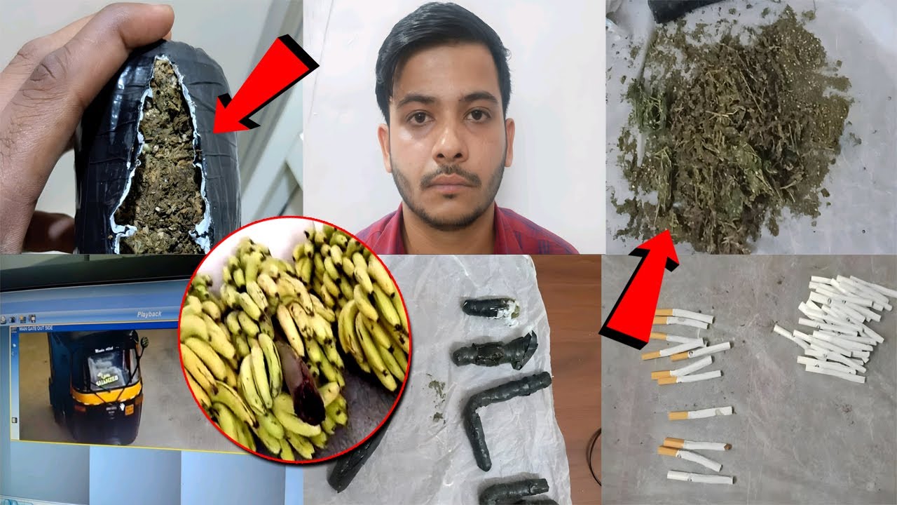 Jail Ke Bahar Kele Ki Boriyo Me Mila Ganja | Karnataka | Shivamogga | 21-11-2025