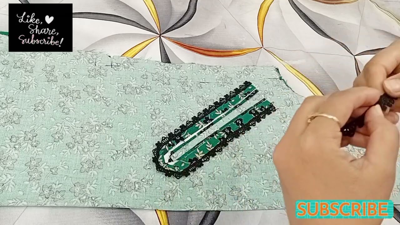 Lace Neck Design @sui-Rang #fashion #viralvideo#sewing #foryou