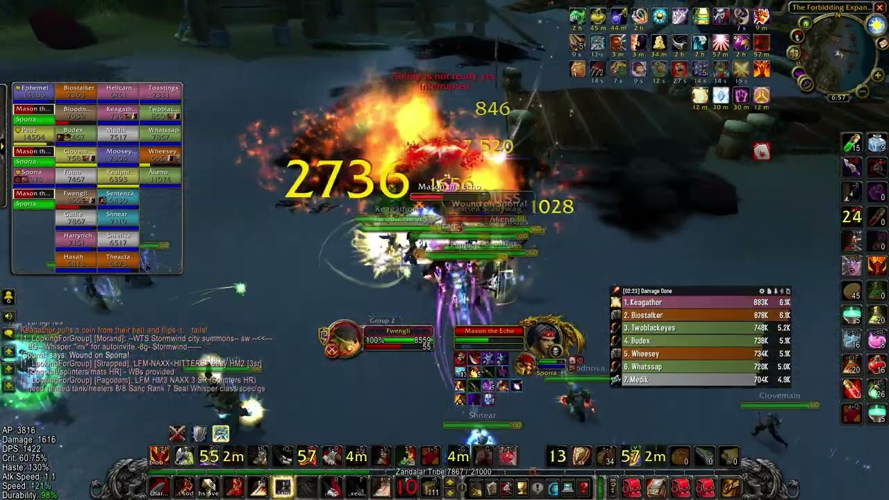 WoW Classic SoD fury warrior pve Scarlet Enclave Mason the Echo kill 7