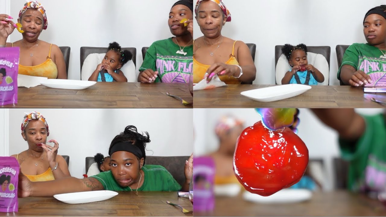 Doreesha FLAVAD PUURCKLES HONEST REVIEW (flavored pickles) | feat. Sevyn B. & My MOM | Tiktok Viral