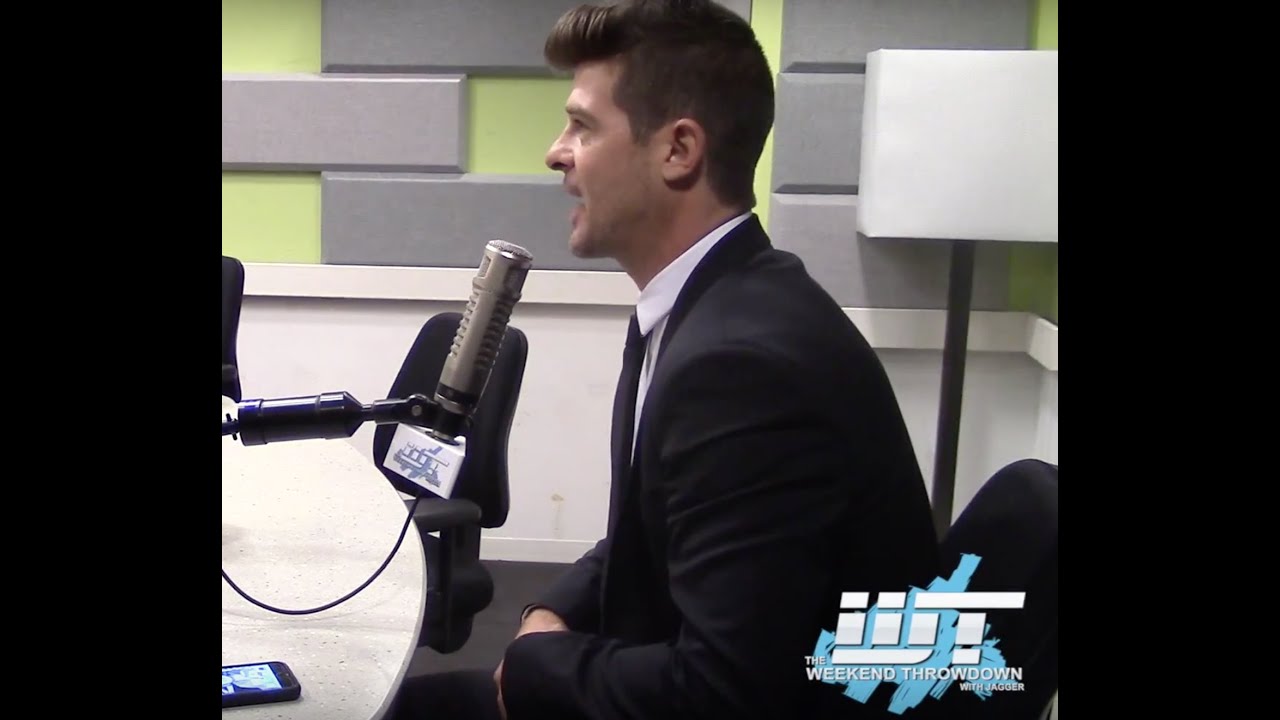Robin Thicke on The Weekend Throwdown with Jagger