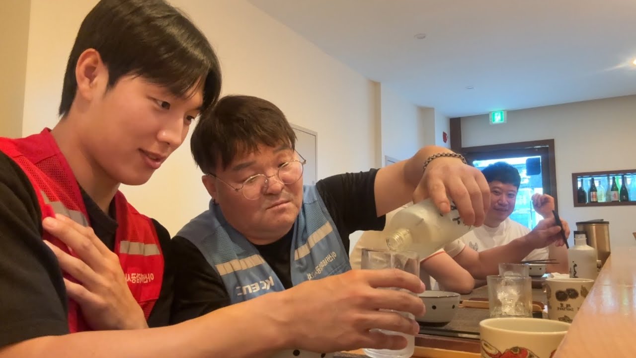 노가다 삼촌들 몰래 오마카세 데리고 가면 생기는 일