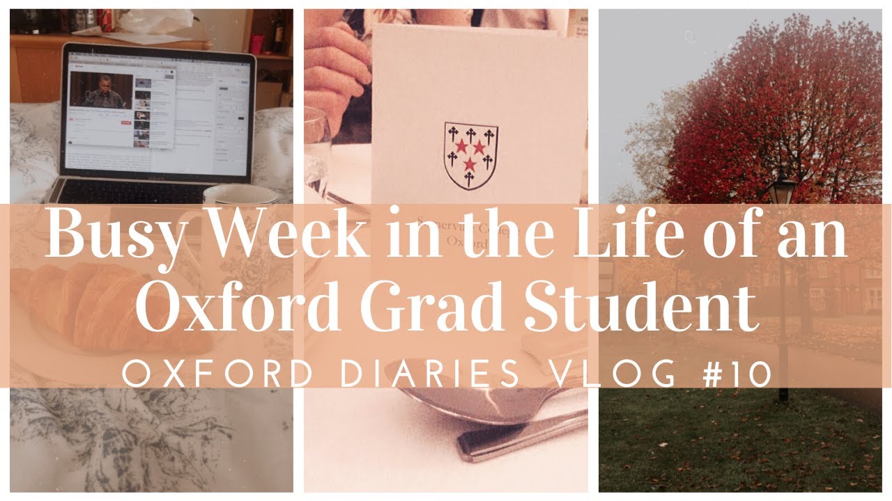 A BUSY WEEK IN THE LIFE OF AN OXFORD GRAD STUDENT//TOG Meeting, Taking the GRE//Oxford Diaries#10