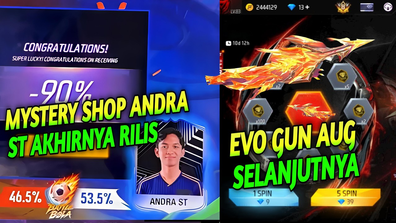 EVO GUN SELANJUTNYA, EVO GUN AUG SEGERA HADIR, MYSTERY SHOP ANDRA ST AKHIRNYA RILIS