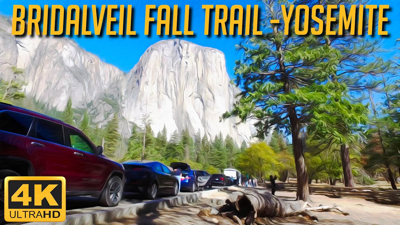 Is this the EASIEST HIKE in YOSEMITE NATIONAL PARK? - Bridalveil Falls - Full Virtual Hike in 4K HD