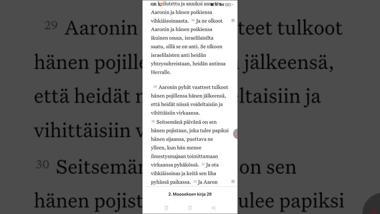 Syntiuhrin alkuper&auml; 2. Moos 29 ja Hepr. 13:12-15