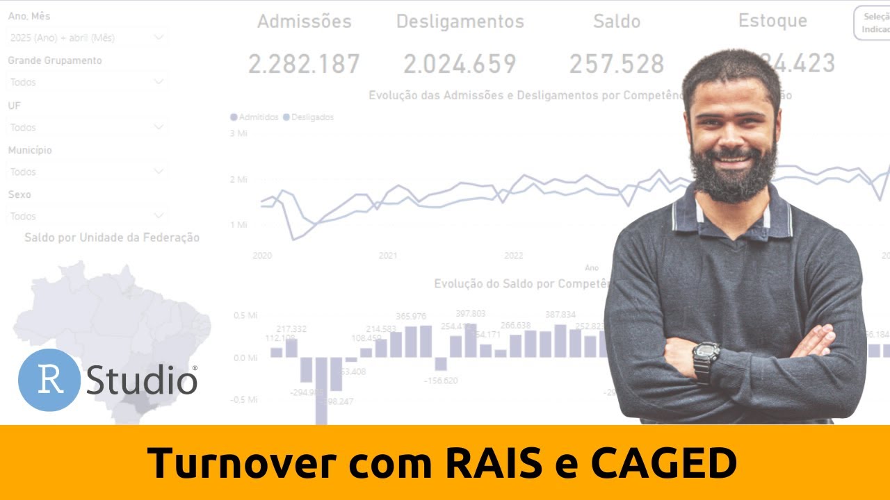 Aula Obrigat&oacute;ria: O que &eacute; Turnover nos Microdados RAIS/CAGED