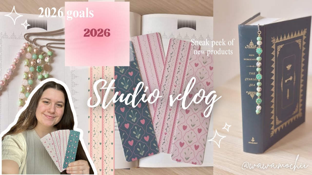 STUDIO VLOG | new products and 2026 goals
