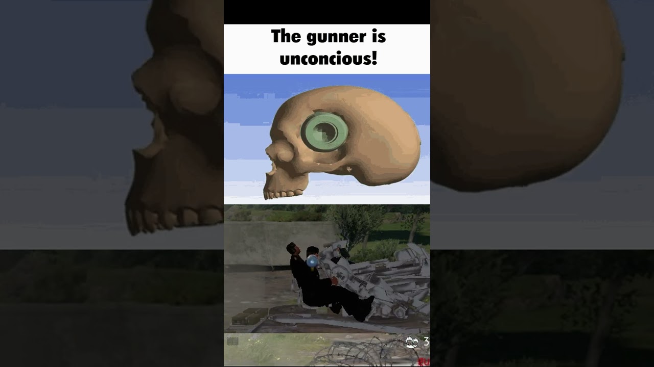 The gunner is unconcious! (War Thunder)