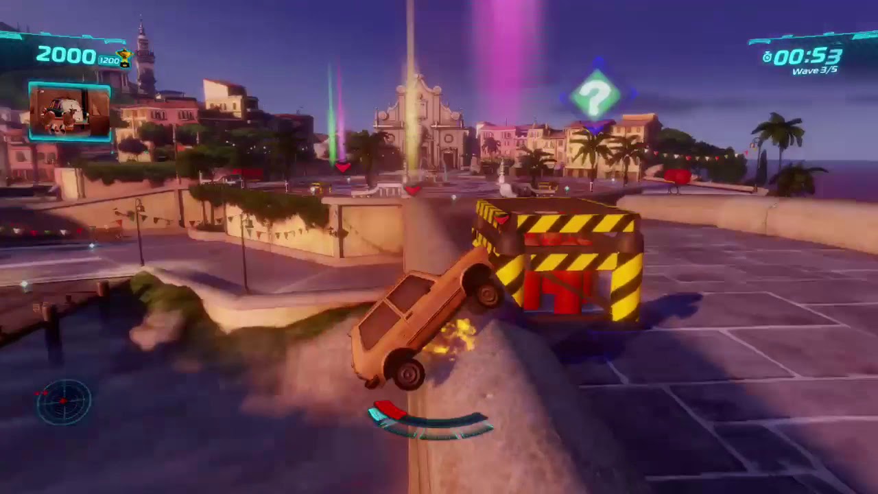 Cars 2 The Video Game | Victor Hugo - Italy Hunter mode on Hard mode |