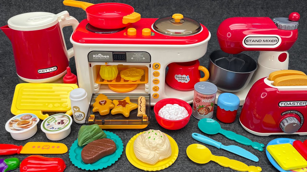 Cooking with Toys! Kitchen Playset 🍽️ Satisfying with Unboxing TOY PLAYSET ASMR 2026