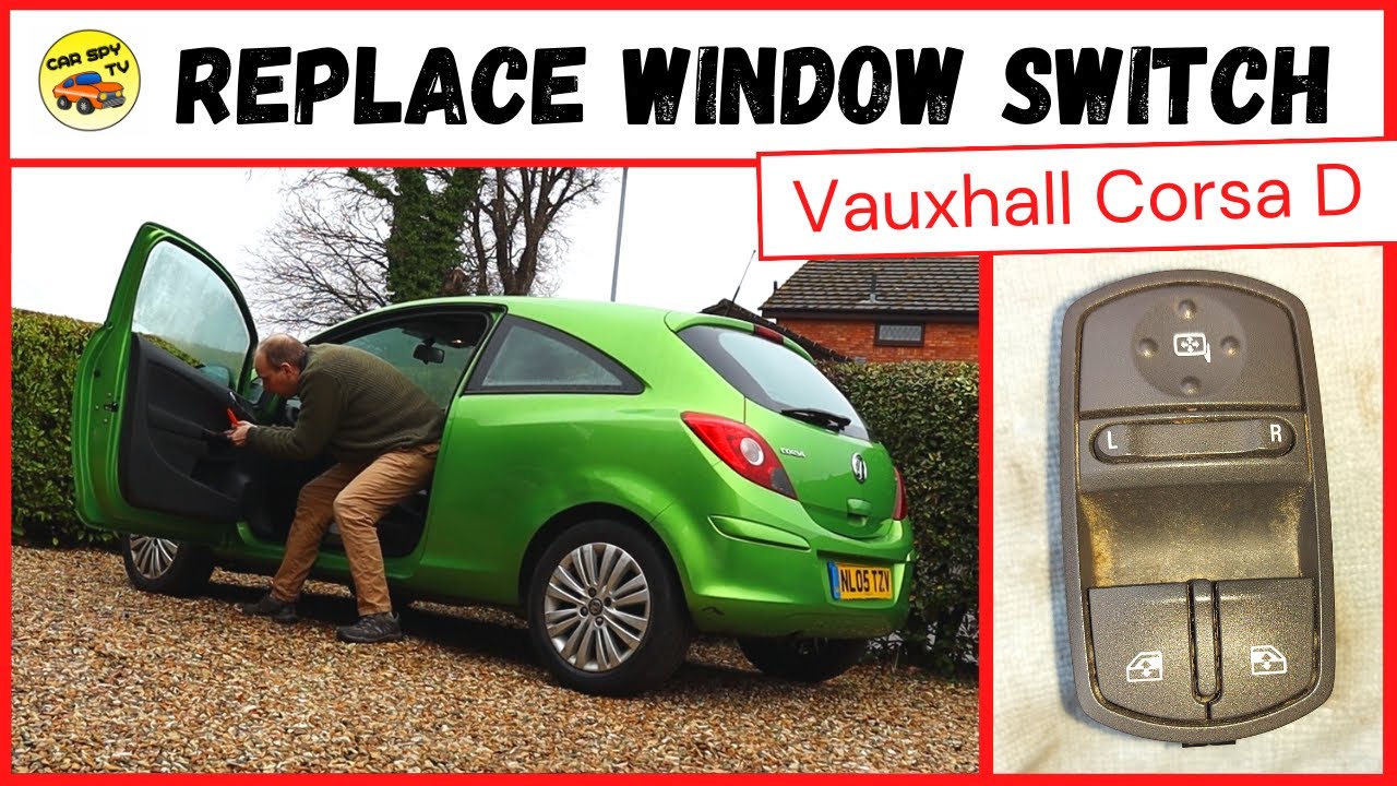 Vauxhall Corsa D: How To Replace Electric Window Switch (Opel Corsa D)