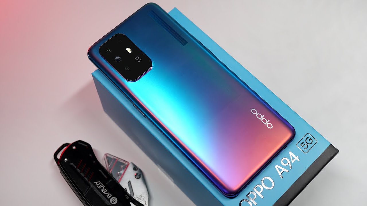 Unboxing OPPO A94 5G In Cosmo Blue - Ultra Thin & Ultra Lightweight, Super AMOLED