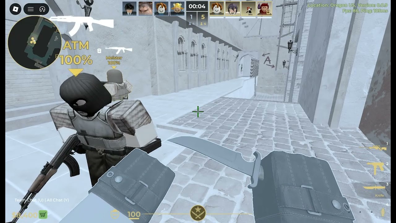 Chill bloxstrike gameplay