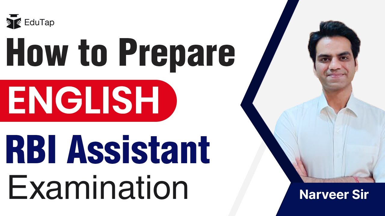 How to prepare English - RBI Assistant Exam | RBI Assistant Recruitment | Strategy