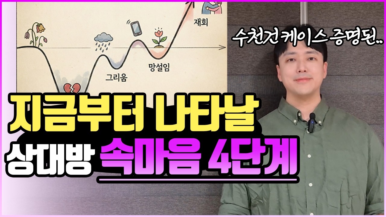 헤어진 연인이 느낄 수 밖에 없는 4단계 심리 (남자여자 후폭풍)