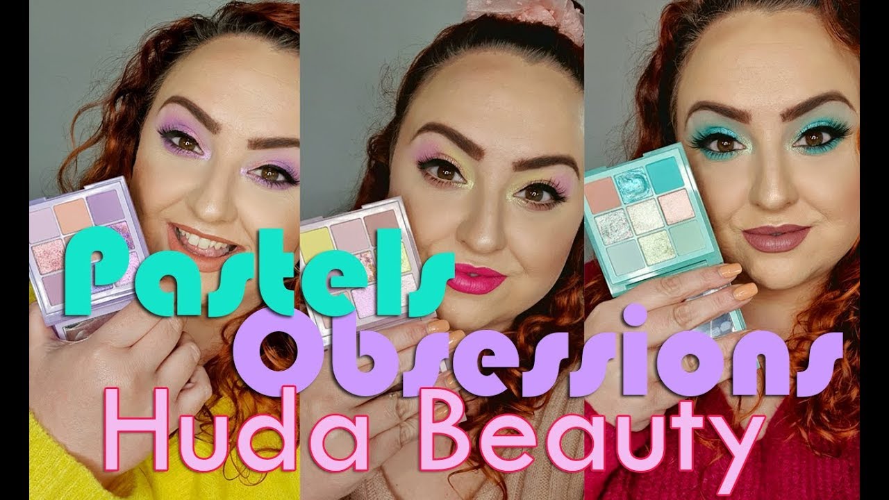 PASTEL OBSESSIONS (Huda Beauty) || Review + Swatches + 3 looks