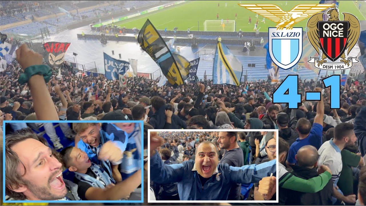 LAZIO-NIZZA 4-1 | LIVE REACTION dalla NORD | PEDRO fa CROLLARE la CURVA!