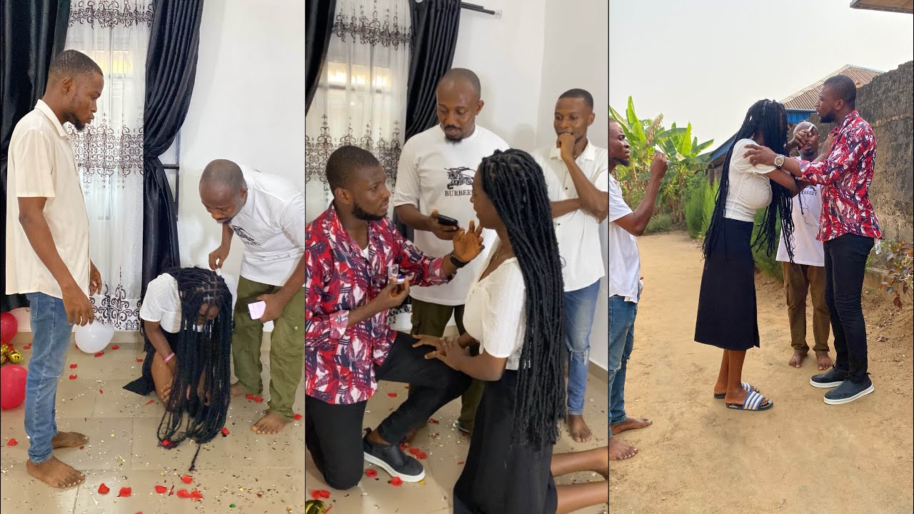 Ghana guy return 2 propose 2 his girl after 5years relationship only 2 discover dat she is a Lèsb!@n