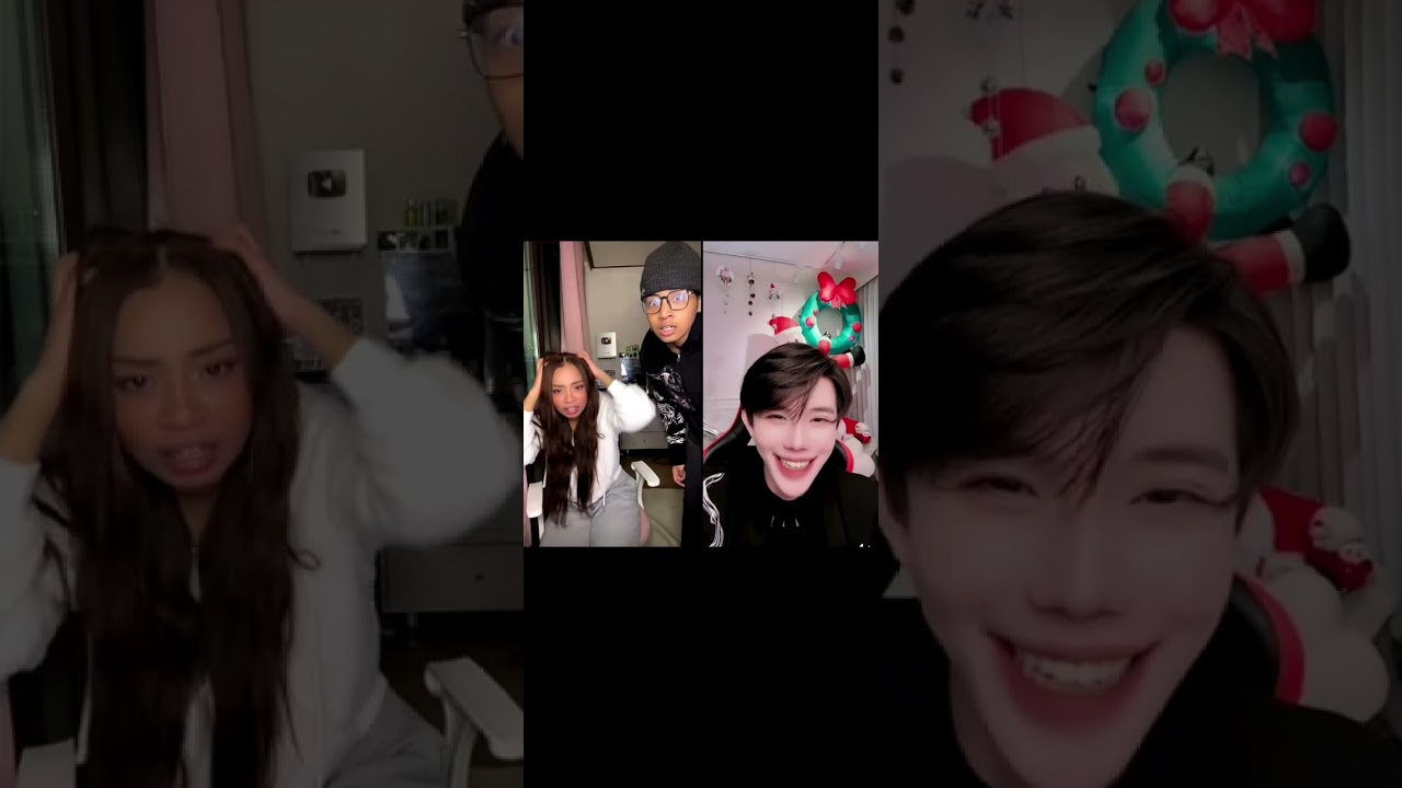 Queenie did nerdy Nelly concept with Krishh😅. tonight live is so fun😂especially when her sister join