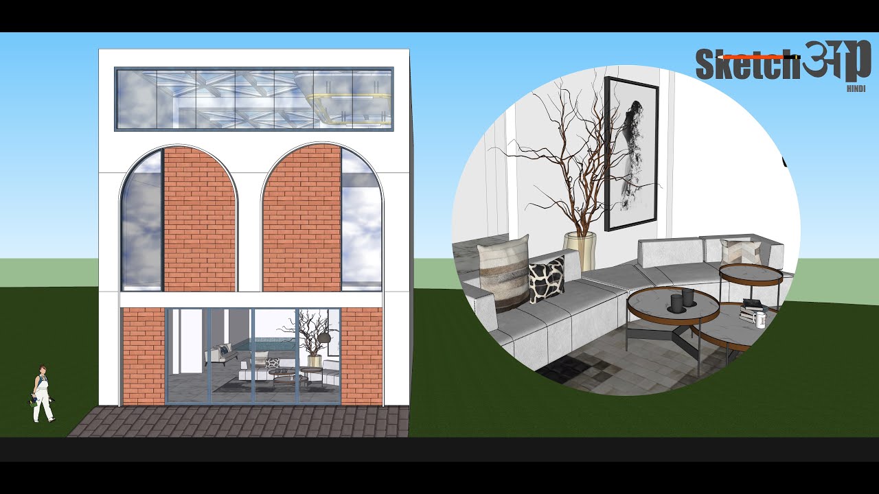 Sketchup Elevation fast work 6
