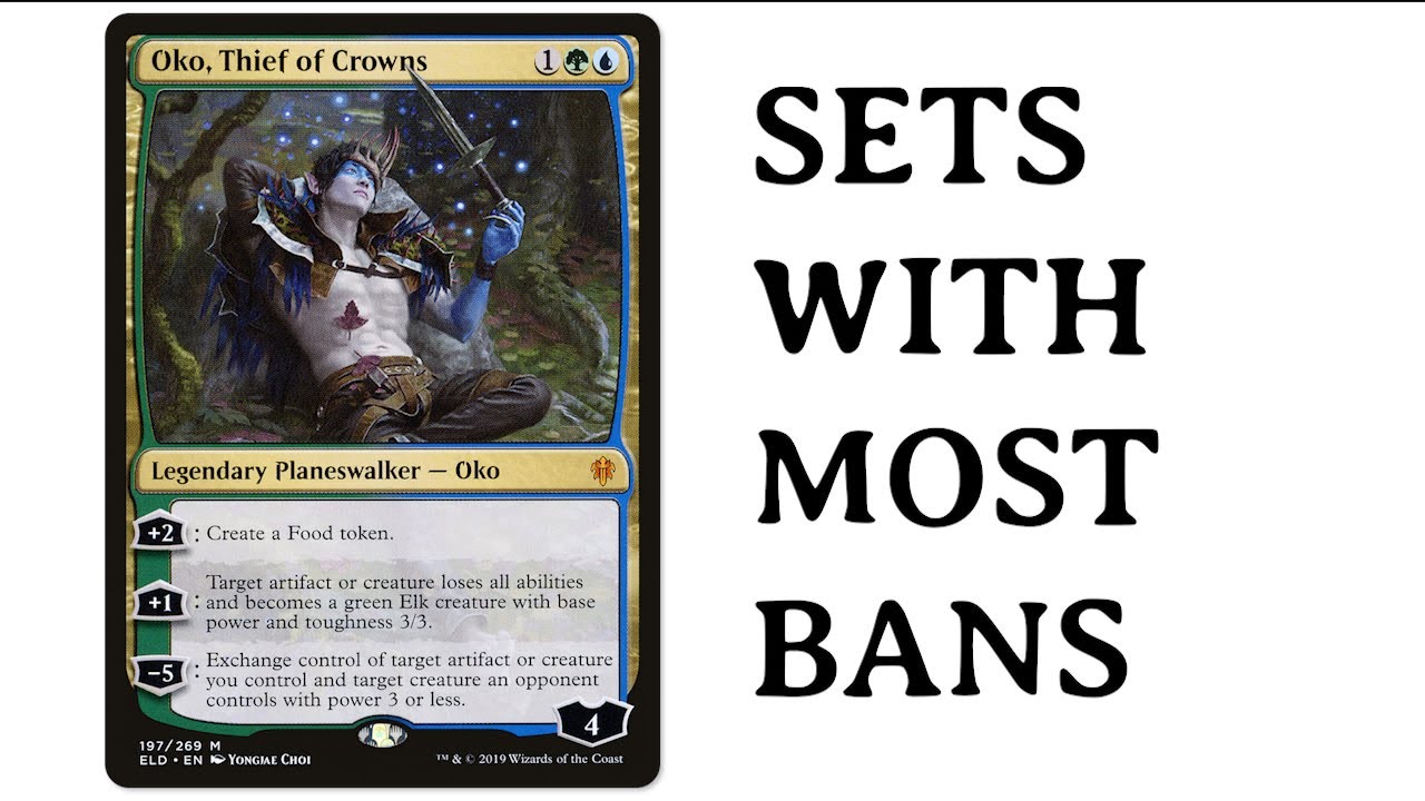 The 20 Magic Sets With The Most Banned Cards