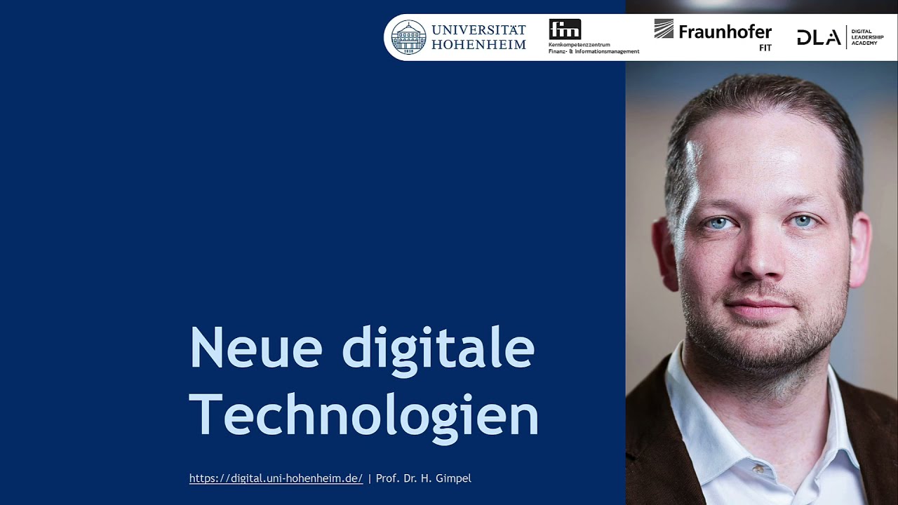 Neue digitale Technologien (10:30 Minuten)