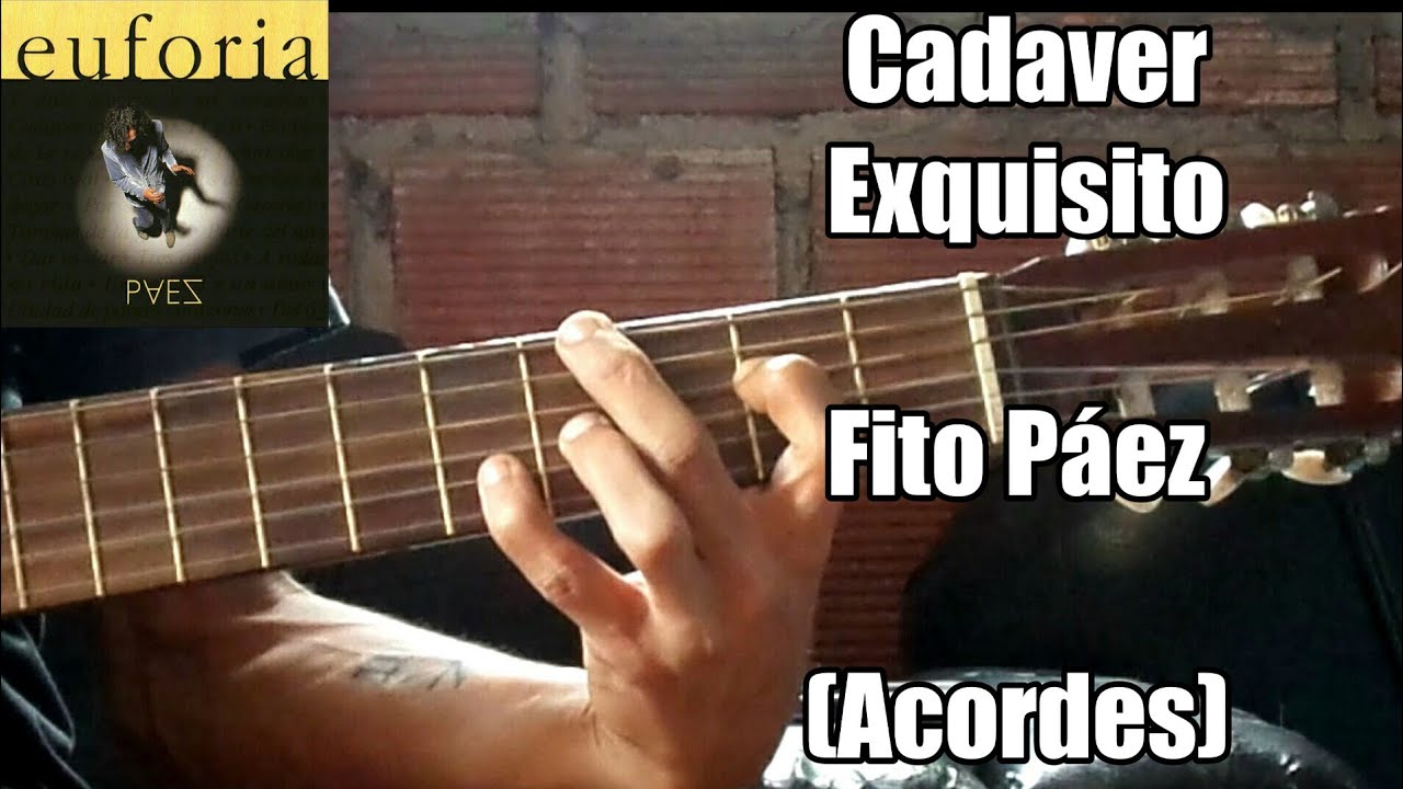 Cadaver Exquisito - Fito Páez (ACORDES) 🎼🎶🎸💀