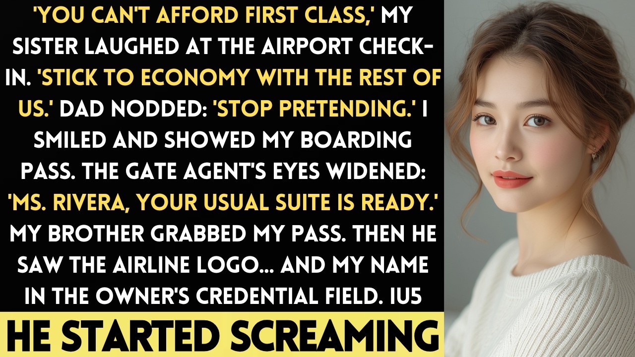 Family Said 'You Can't Afford First Class' – I Own The Airline They're Flying