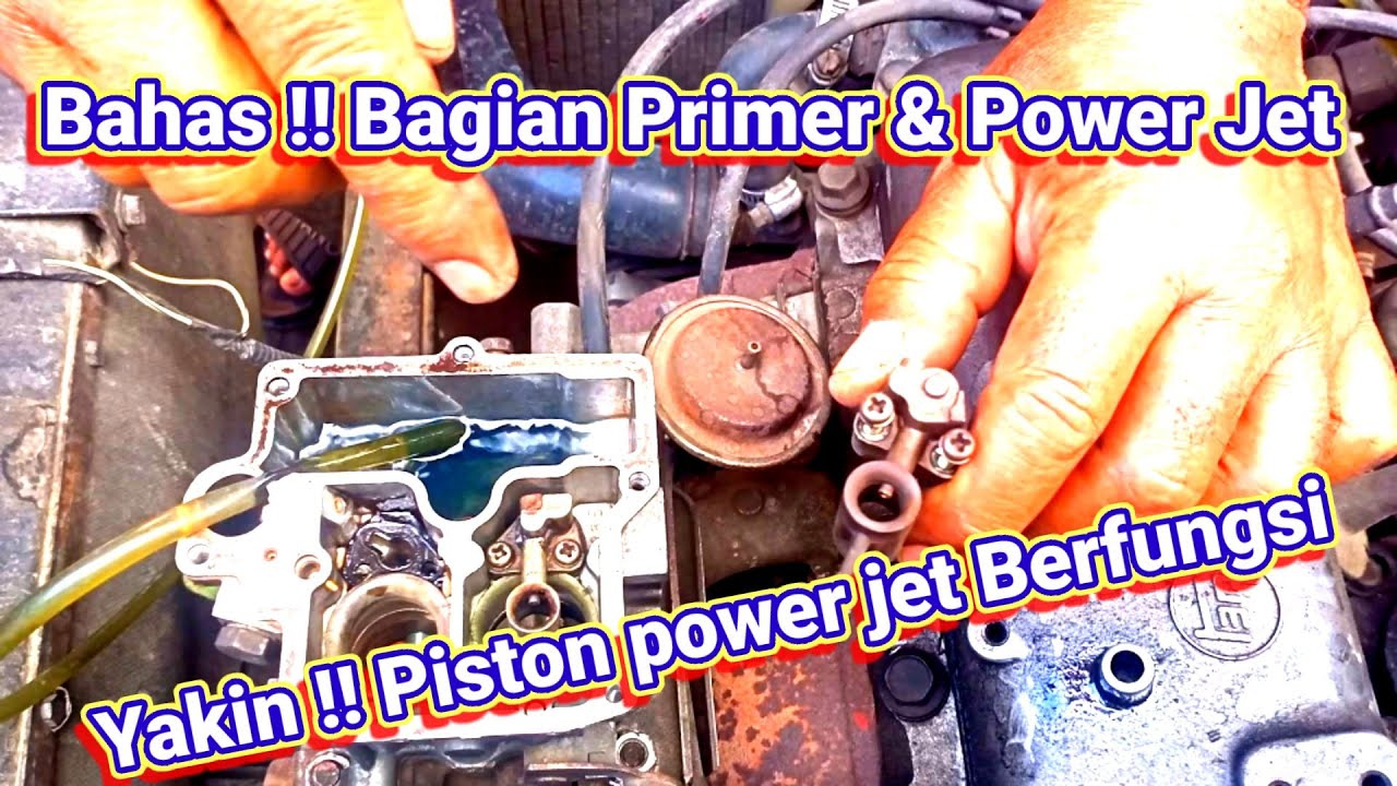 Stel Karburator Bagian Primer , Piston Power Jet Bekerja !! Yanto Karburator