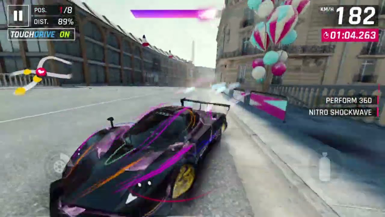 Pagani Zonda R. Trial Metropolitain. Asphalt 9  Legends