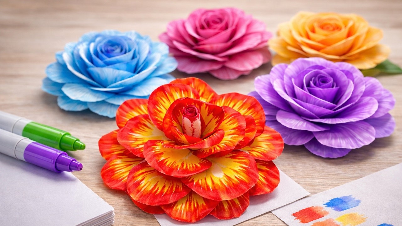 You Won’t Believe This Rose Is Made from Paper!