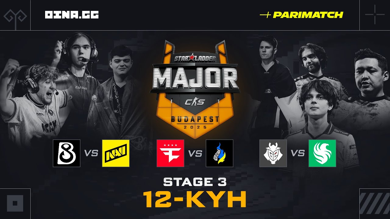 [KZ] StarLadder Budapest major 2025 - 3 stage | Day 4