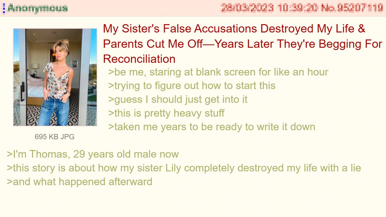 How would you punish your younger sister for something like this? — 4Chan Greentext Stories