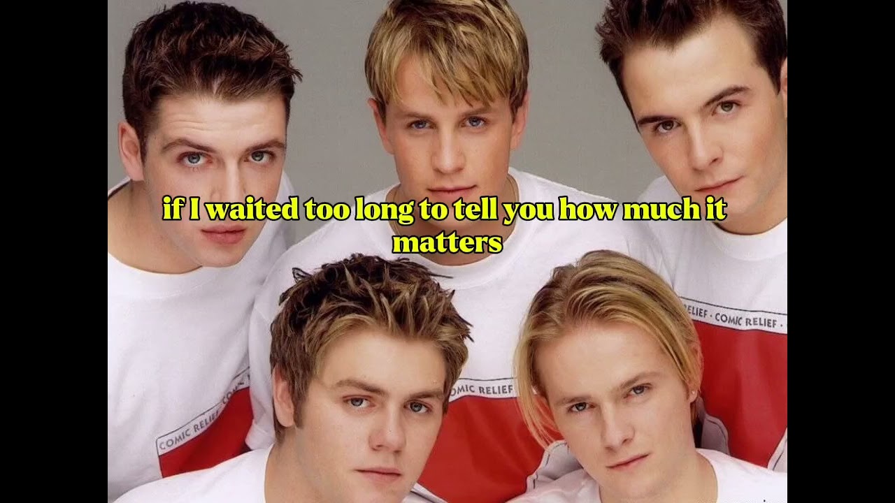 Westlife - Open your heart (music lyrics)
