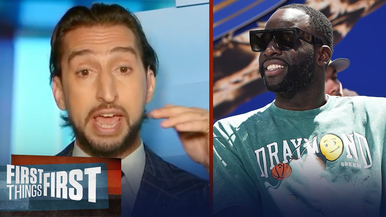 Draymond Green sends more barbs Nick Wright's way after Warriors win NBA Finals | FIRST THINGS FIRST