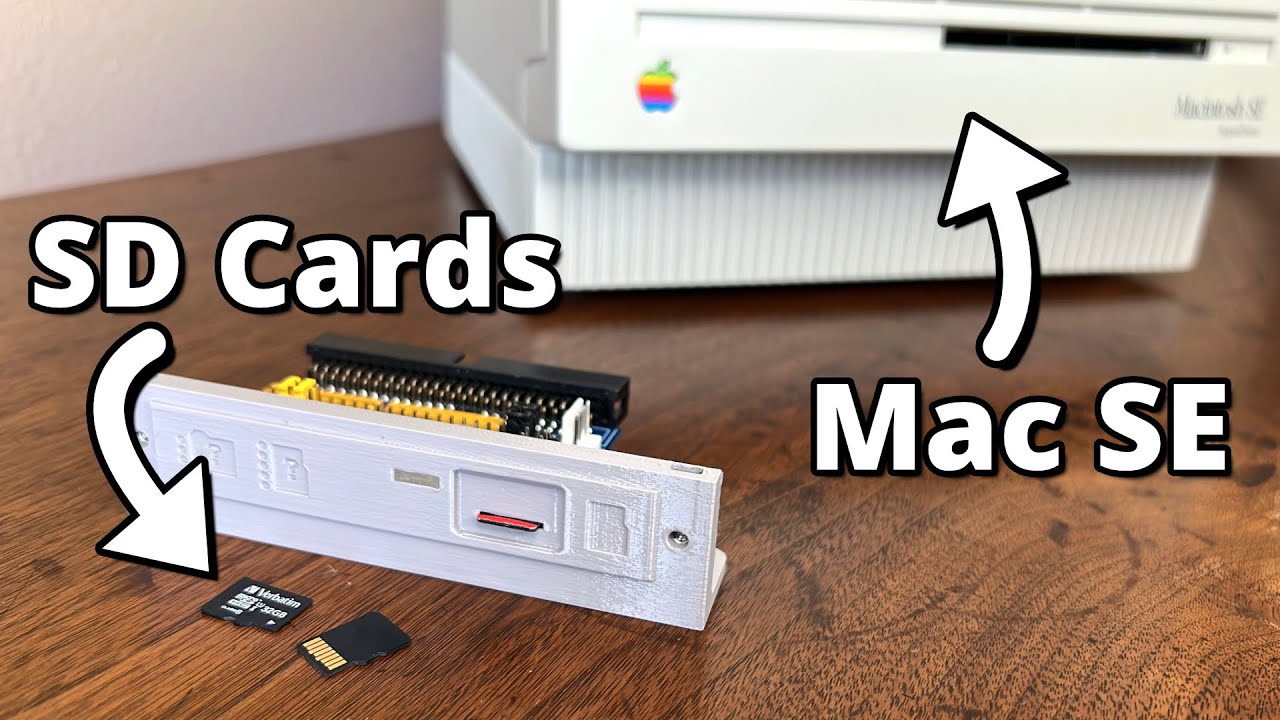 Installing an SD Card Slot in a Macintosh SE