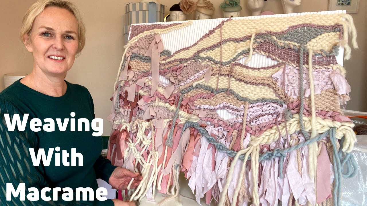 *NEW* Macro-weave have you tried this?! | Combining WEAVE & MACRAME| Didsbury Art Studio